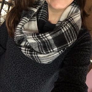 LOFT Plaid Infinity Scarf